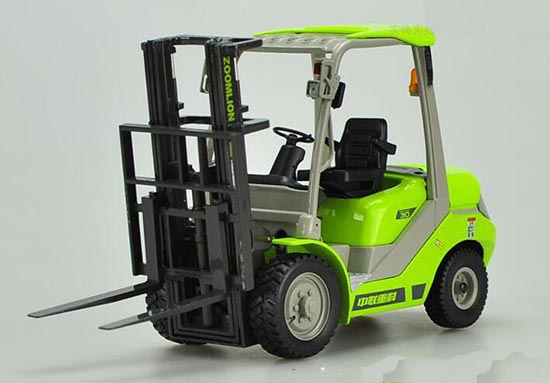 Diecast Zoomlion Forklift Truck Model 1:20 Scale Green