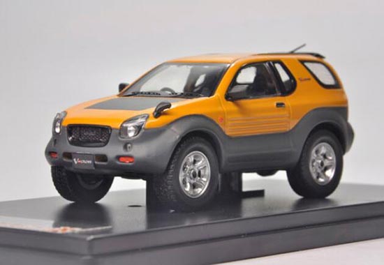 Diecast Isuzu VehiCross Model Yellow 1:43 Scale By Premium X