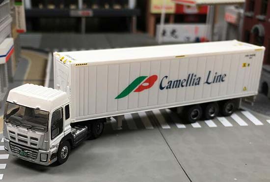 Plastic Isuzu Truck Model Camellia Line White By Tomytec
