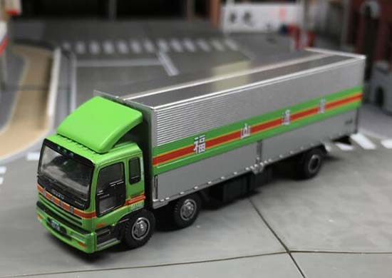 Plastic Isuzu GIGA Box Truck Model Green By Tomytec