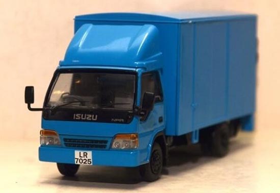 Diecast Isuzu NPR Box Truck 1:50 Scale Blue By Best Choose