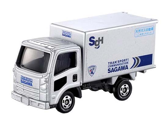Diecast Isuzu ELF Box Truck Sagawa Express White By Tomica