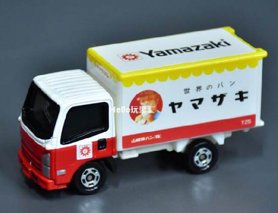 Diecast Isuzu ELF Yamazaki Delivery Truck Toy By Tomica