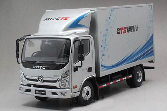 Diecast Foton Ollin CTS Box Truck Model 1:24 Scale White