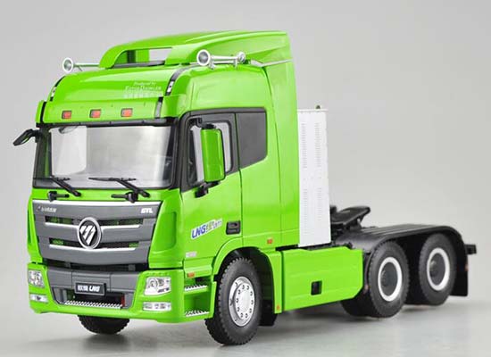 Diecast Foton Auman GTL LNG Tractor Unit Model 1:24 Scale Green