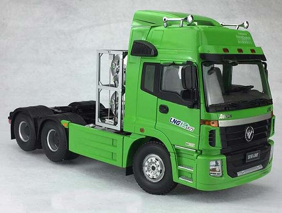 Diecast Foton Auman LNG Tractor Unit Model 1:24 Scale Green