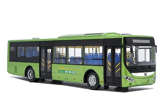 Diecast YuTong E12 City Bus Model Green 1:42 Scale