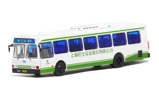 Diecast Flxible CFC6110GD Bus 1:76 Scale White by 52BUS