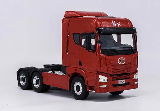 Diecast FAW JieFang JH6 Tractor Unit Model 1:24 Red / Black