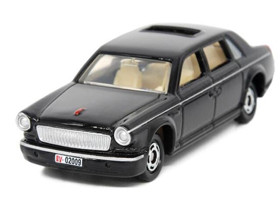 Diecast Hongqi Car Toy Black 1:84 Scale by Tomica