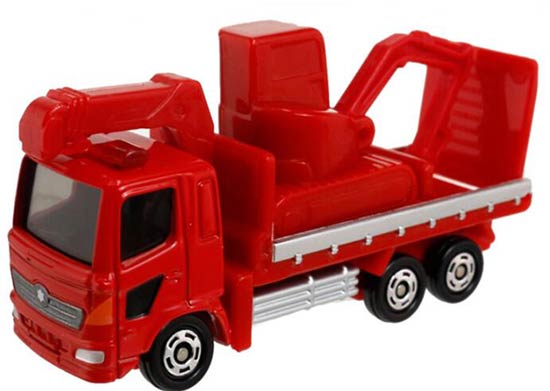 Diecast Hino Ranger Toy Red / Green Mini Scale by Tomica
