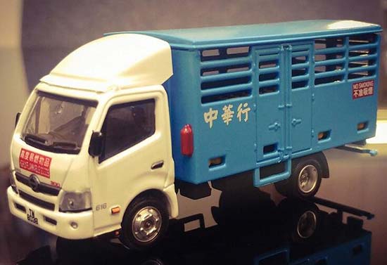 Diecast Hino 300 Box Truck Model White 1:76 by Tiny