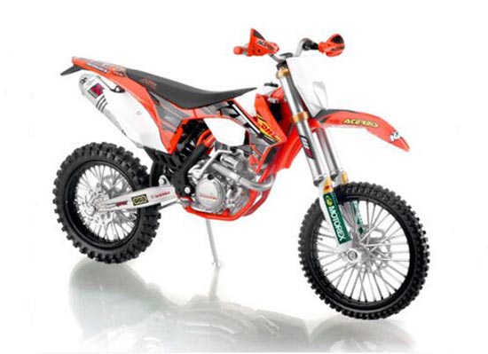 DHL Diecast KTM 350 EXC-F Motorcycle 1:12 Model