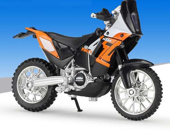 Diecast KTM 450 Rally Motorcycle Model 1:18 Scale by MaiSto