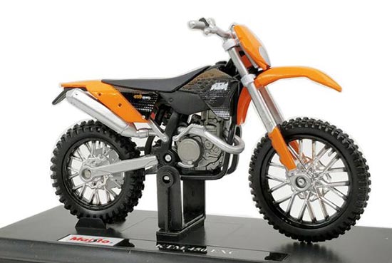 Diecast KTM 450 EXC Motorcycle Model 1:18 Scale by MaiSto