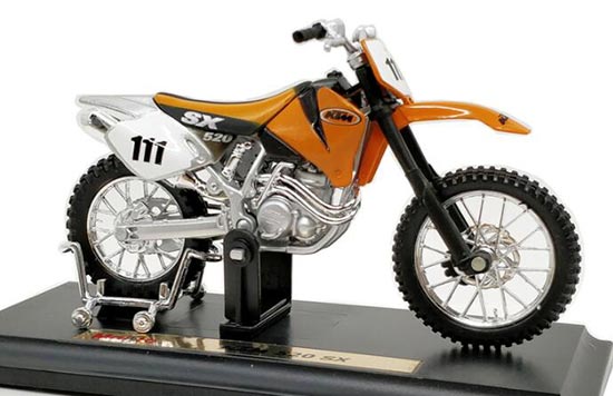 NO.111 Diecast KTM 525 SX Motorcycle Model 1:18 by MaiSto