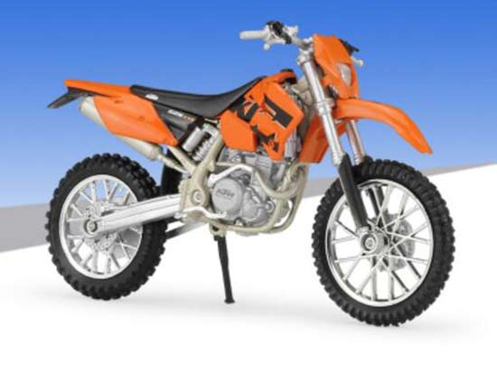 Diecast KTM 525 EXC Motorcycle Model 1:18 by Welly