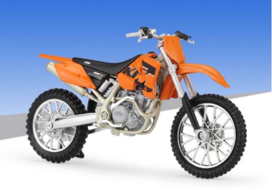 Diecast KTM 450 SX Racing Motorcycle Model 1:18 by Welly
