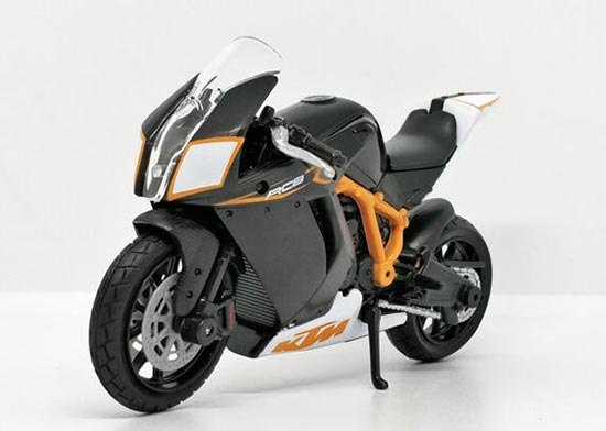 Diecast KTM 1190 RC8 R Motorcycle Model 1:18 by Bburago