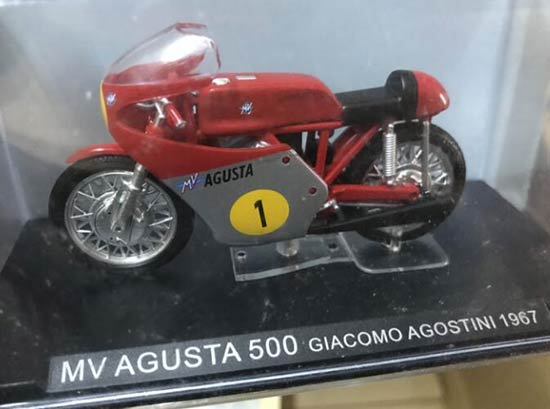 NO.47 Diecast MV Agusta 500 Motorcycle 1:24 Model by Altaya