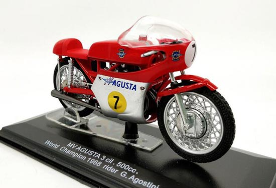 NO.7 Diecast MV Agusta 3 cil 500cc 1:22 Model by Italeri