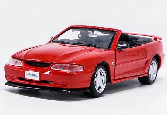 Diecast 1967 Ford Mustang GT Model Red 1:24 Scale By MaiSto