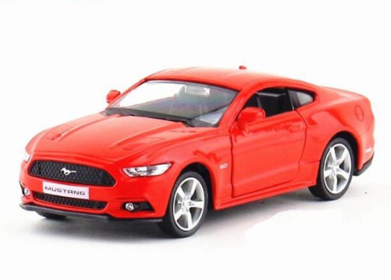 Diecast 2015 Ford Mustang GT Toy White / Black / Yellow / Red