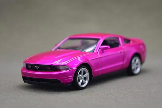 Diecast Ford Mustang GT Kids Toy 1:43 Scale Pink / Blue