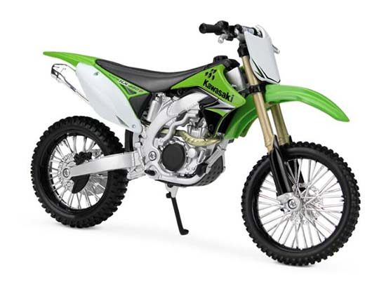 Diecast Kawasaki KX450F Motorbike Assembly Model 1:12 Maisto