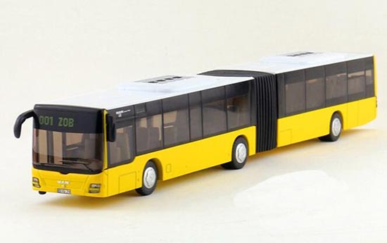 Diecast MAN Articulated Bus Toy Yellow 1:50 Scale SIKU 3736