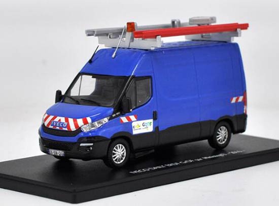 Diecast Iveco Daily Model Blue 1:43 Scale