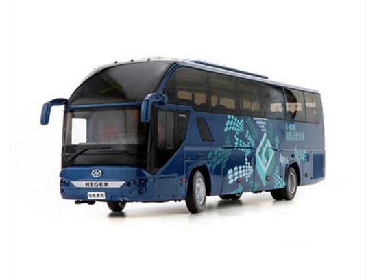 Diecast Higer H92 Coach Bus Model 1:42 Scale Blue