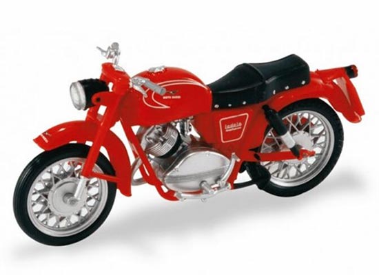Diecast Moto Guzzi Lodola 1956 Model 1:22 Scale Red By Starline