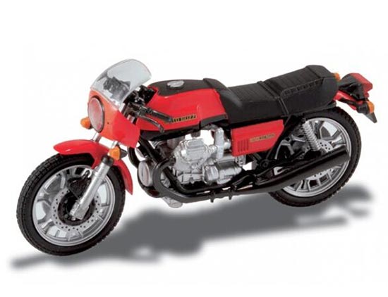 Diecast Moto Guzzi 850 Le Mans Model Red 1:22 Scale By Starline