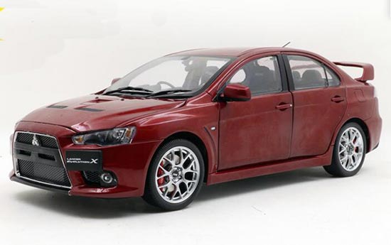 Diecast Mitsubishi Lancer Evolution X Model 1:18 Scale