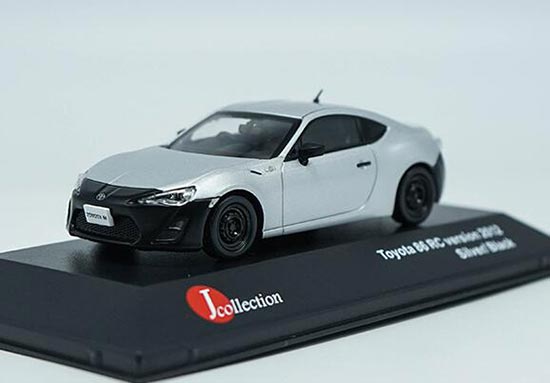 Diecast 2012 Toyota 86 RC Model Silver 1:43 By J-Collection