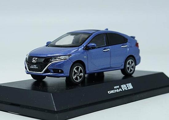 Diecast 2017 Honda New Gienia Car Model 1:43 Scale Blue