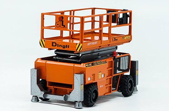 Diecast Dingli JCPT1823RT Scissor Lift Model 1:40 Scale Orange