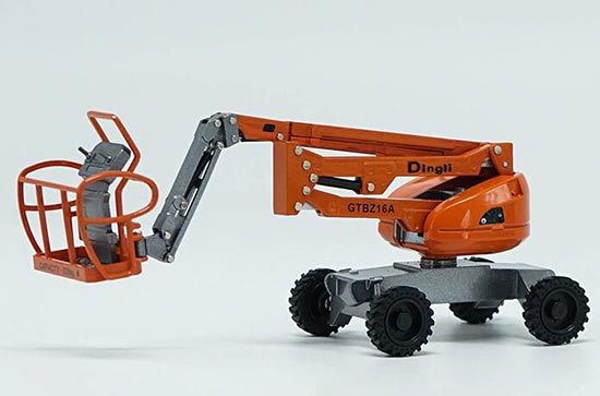 Diecast Dingli GTBZ16A Boom Lift Model 1:40 Scale Orange