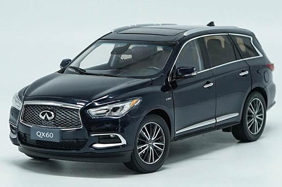 Diecast 2016 Infiniti QX60 Model 1:18 Scale Deep Blue By Paudi