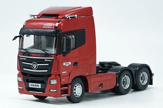 Diecast Foton Auman GTL 460 Tractor Unit Model 1:36 Scale Red