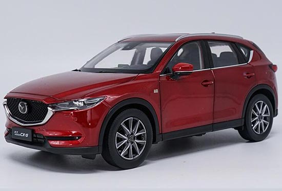 Diecast 2018 Mazda CX-5 SUV Model 1:18 Scale Red / Gray