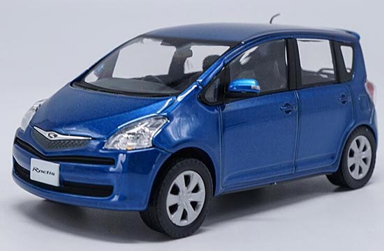 Diecast Toyota Ractis Car Model 1:30 Scale Blue
