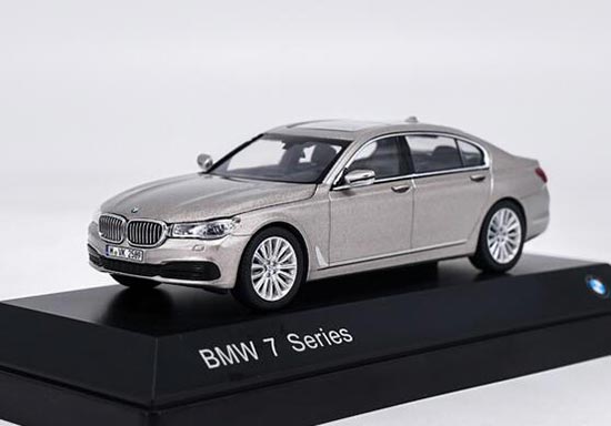 Diecast BMW 7 Series 760Li Model 1:43 Blue / Black / Silver