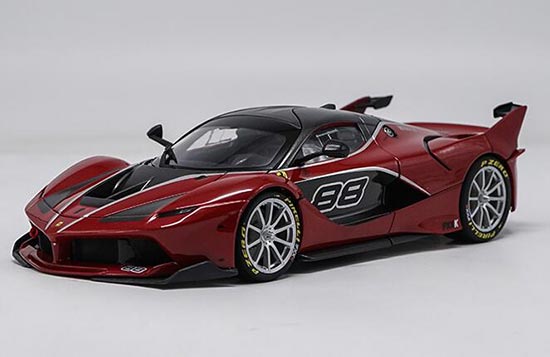 Diecast Ferrari FXX-K Model 1:18 Scale Red / Black By Bburago