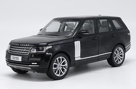 Diecast Land Rover Range Rover Model Black / White By GTAUTOS