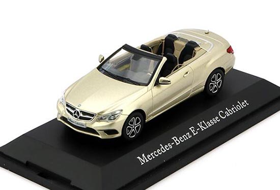 Diecast Mercedes Benz E-class Cabriolet Model Golden 1:43 Scale