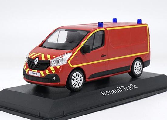 Diecast Renault Trafic Van Model 1:43 Scale Red