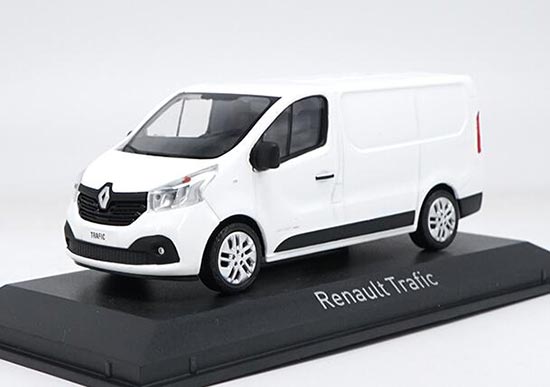 Diecast Renault Trafic Van Model White 1:43 Scale By NOREV