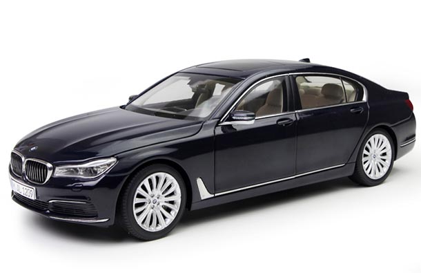 Diecast BMW 7 Series 750Li Model 1:18 Black /White /Deep Blue